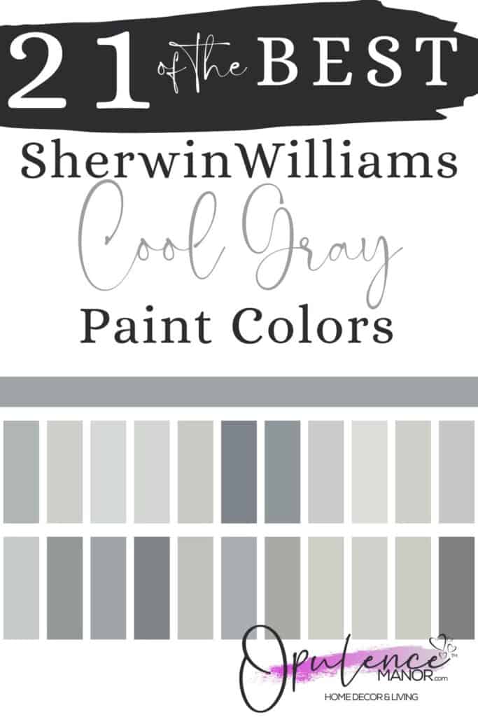 sherwin williams gray paint blue undertones