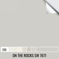 sherwin williams paint sample color On The Rocks SW 7671