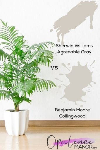 agreeable gray vs benjamin moore collingwood