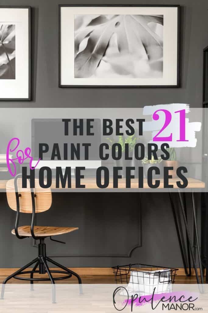 the best paint colors for home offices