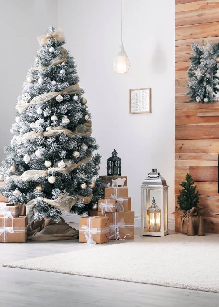 13 Of The Best Flocked Christmas Trees