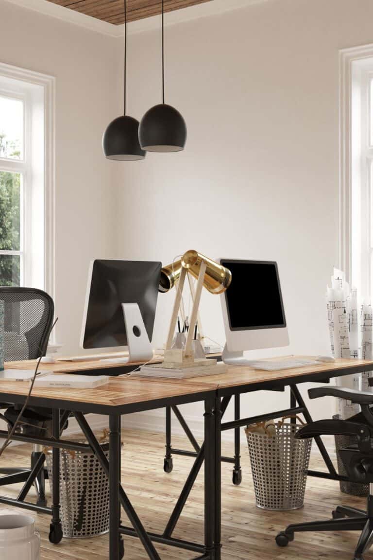 21 Shared Home Office Ideas That Will Help Keep You Sane and Productive